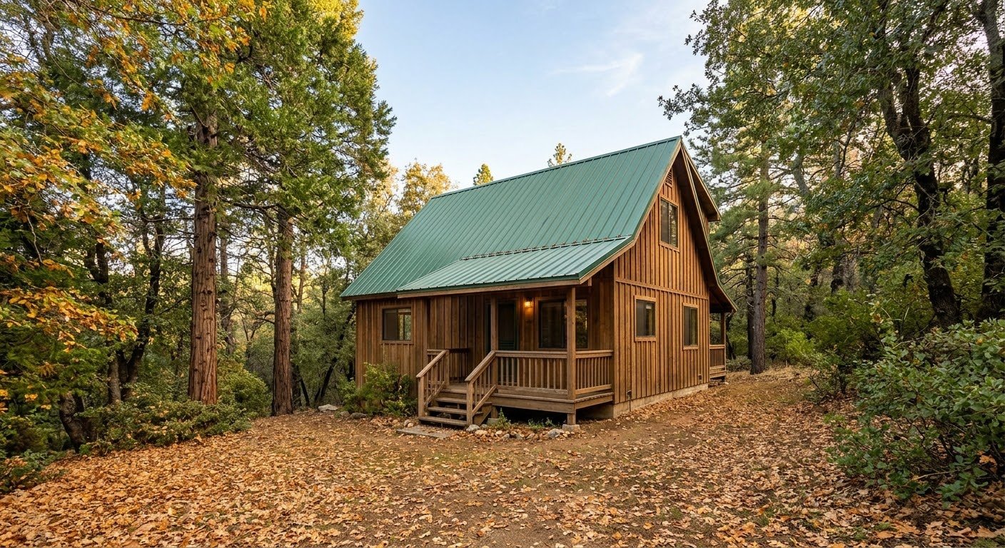 Stonewall Cabin exterior high-resolution photograph
